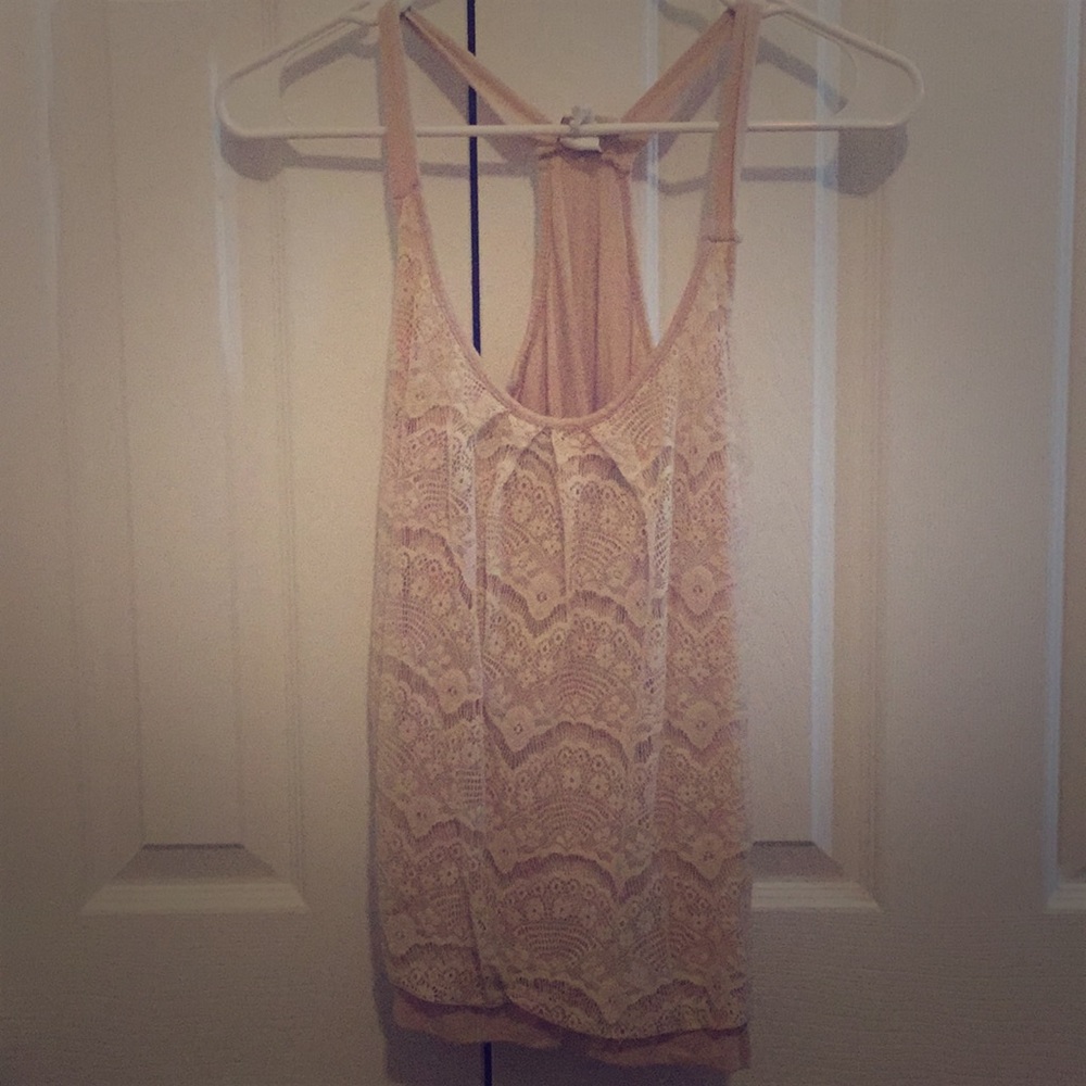 Lace tank top